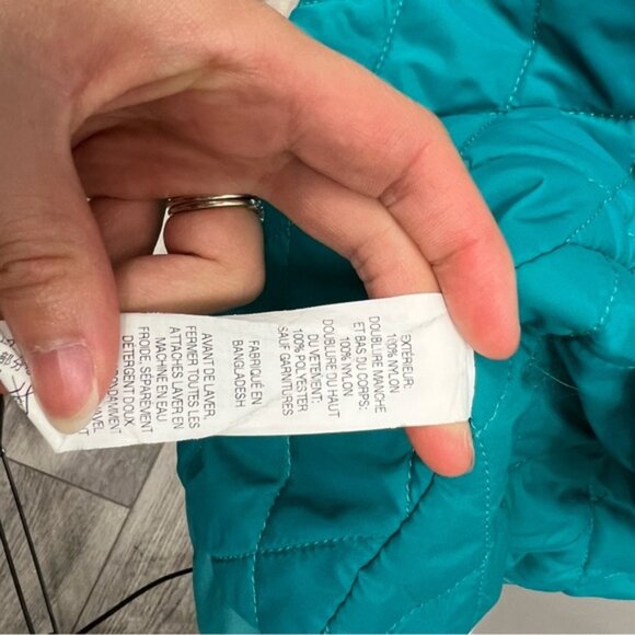 LL Bean Teal Winter Warmer‎ Jacket - Picture 10 of 13